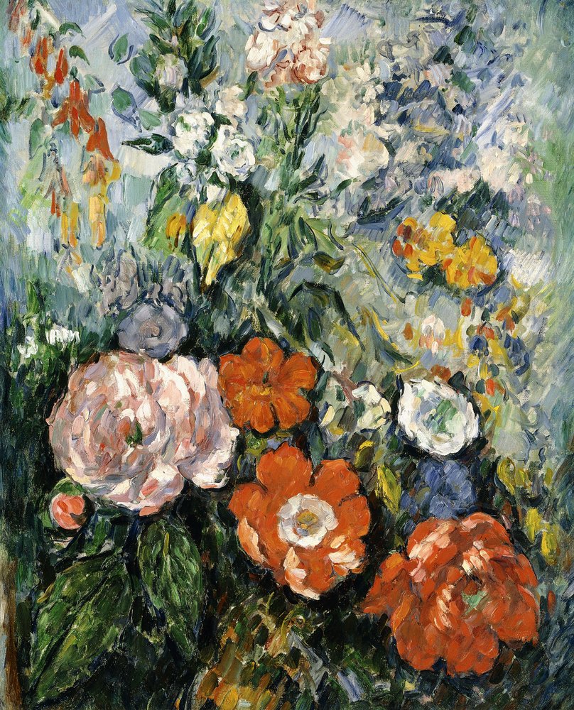Bouquet of Flowers by Paul Cézanne