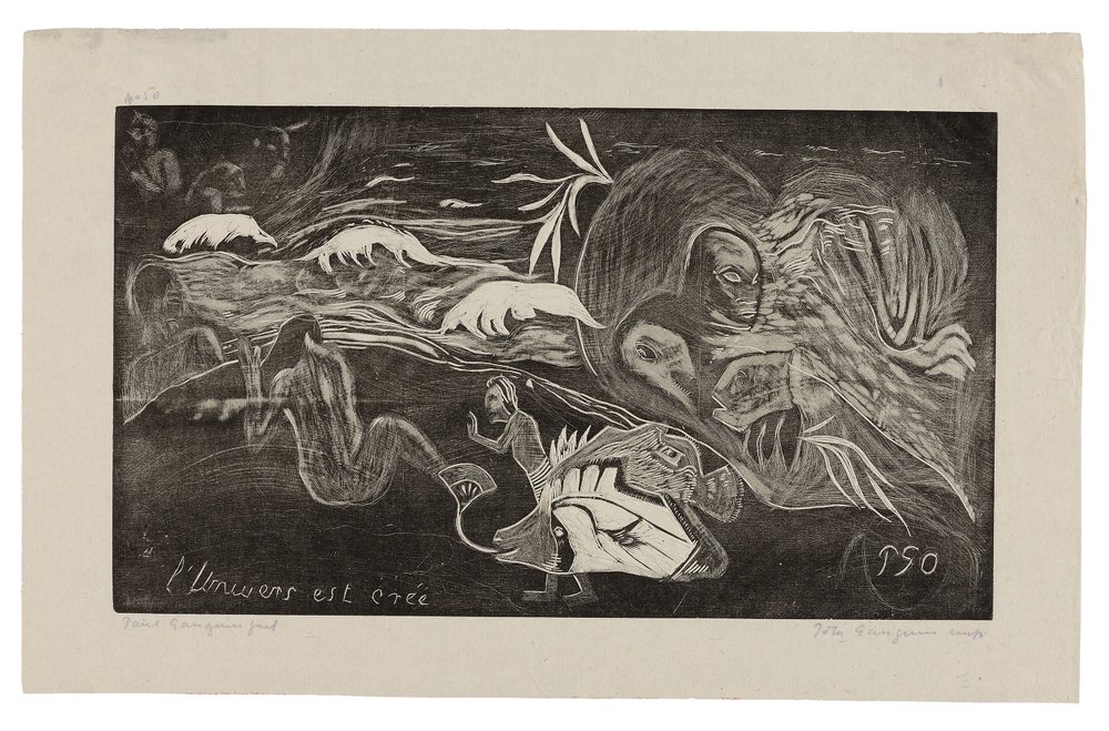 The Universe Is Being Created, from the Noa Noa Suite by Paul Gauguin
