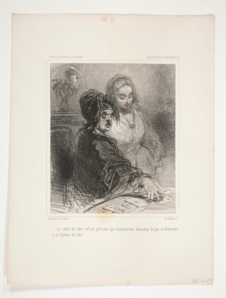 The Knave of Hearts is a Rascal Who Will Cause Many Steps and Actions by Paul Gavarni