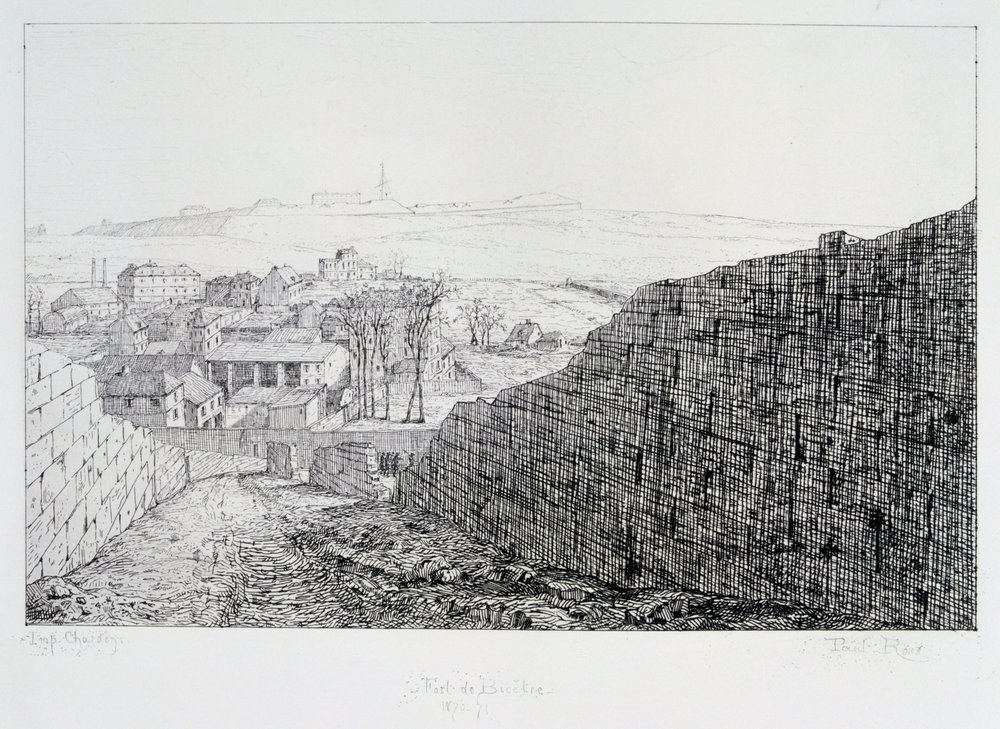 Fort de Bicetre, Siege of Paris, 1870-1871 by Paul Roux