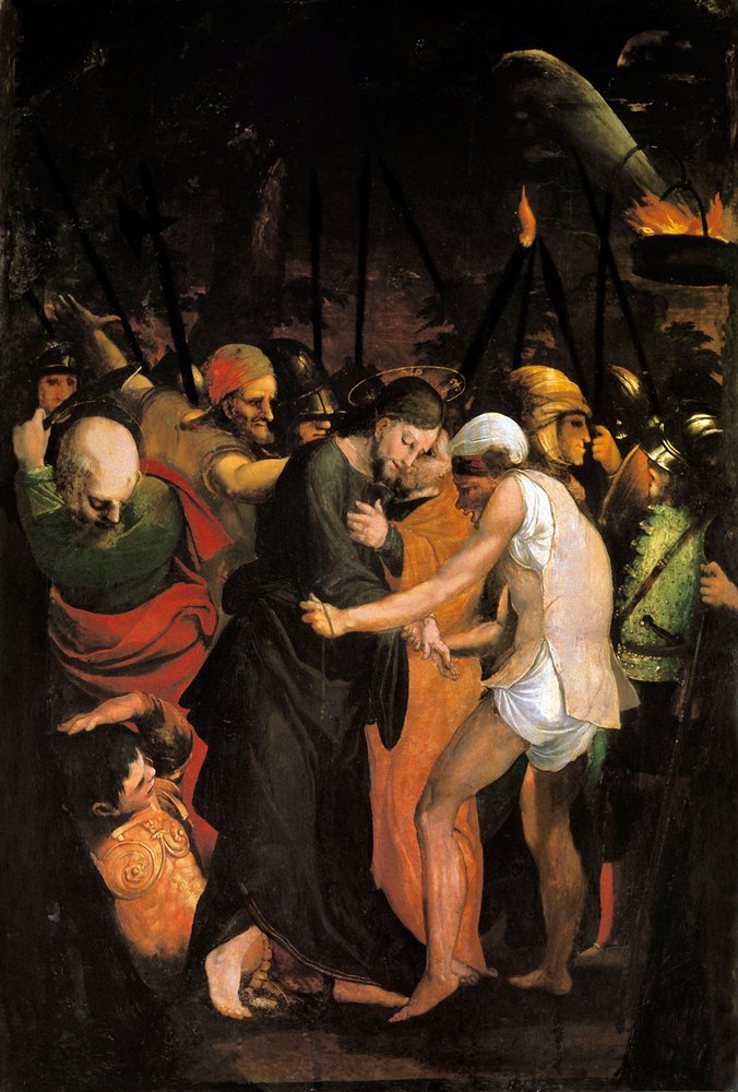 The Arrest of Jesus Christ by Pedro Machuca: Fine art print