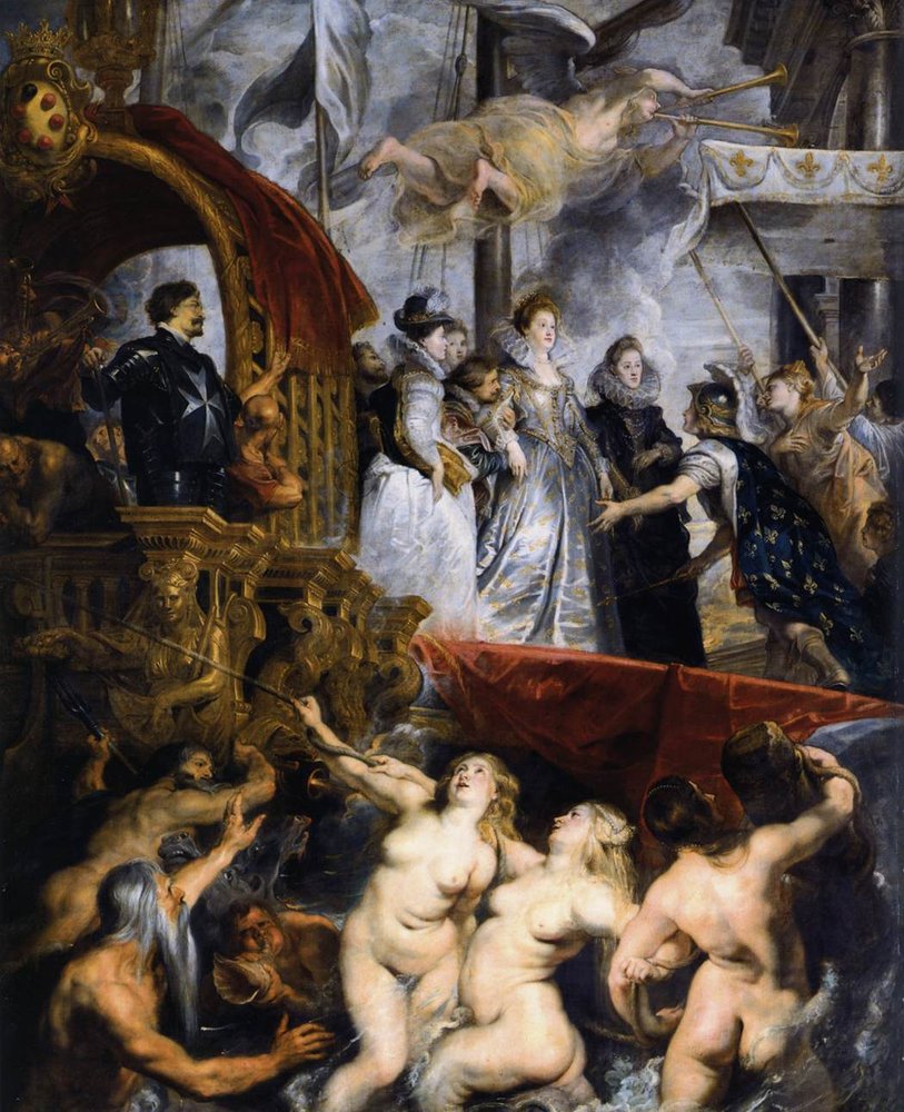 The Landing of Marie de Médicis at Marseilles by Peter Paul Rubens