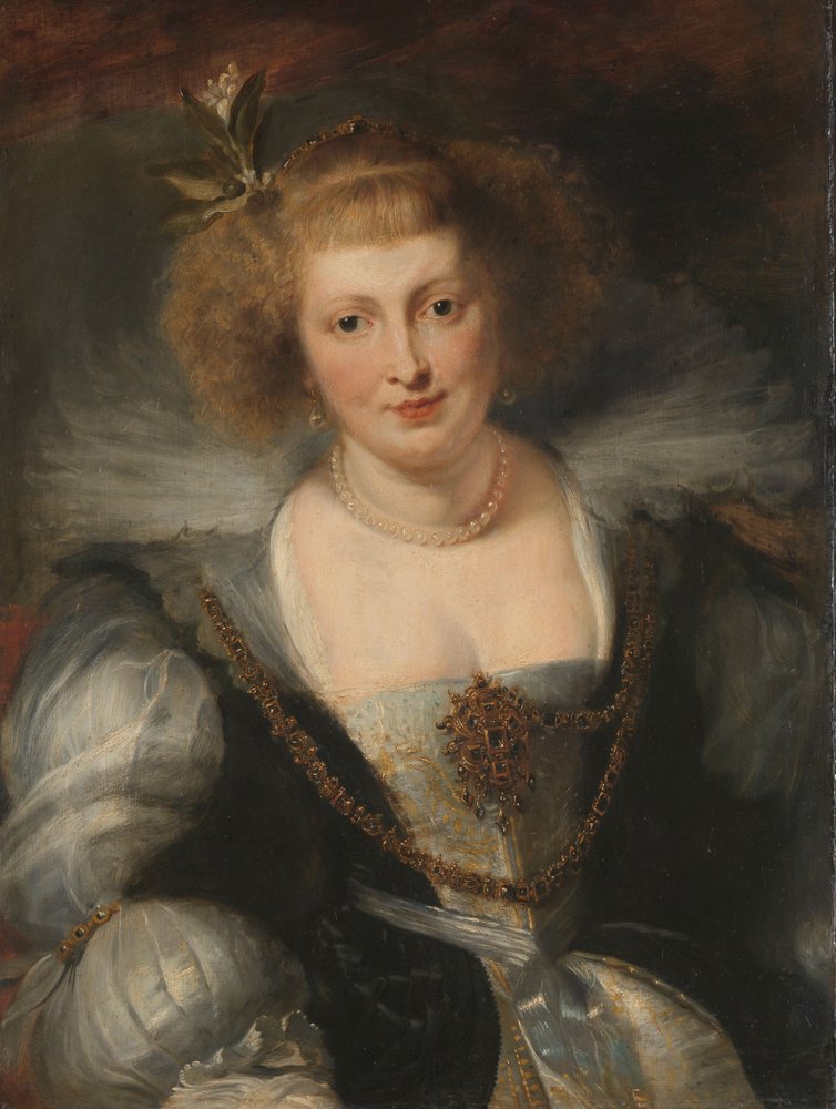 Portrait of Helena Fourment, the Artist’s Second Wife, c.1650 by Peter Paul (after) Rubens