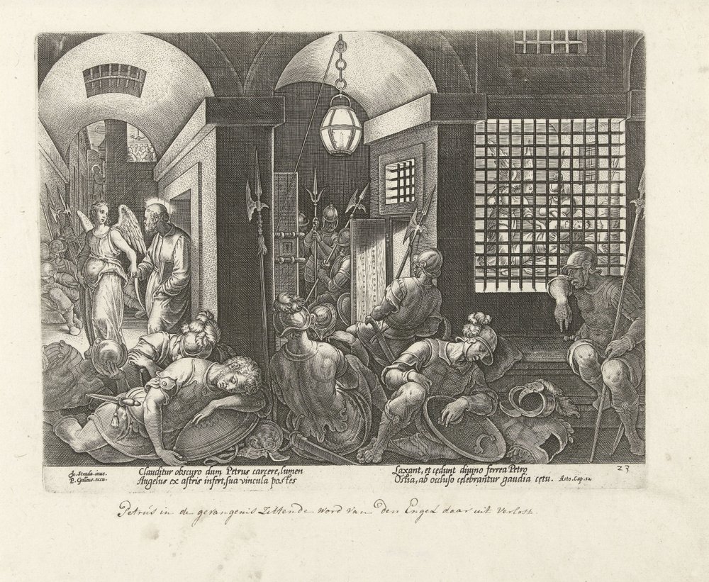 Peter Freed from Prison by the Angel (Acts of the Apostles)
