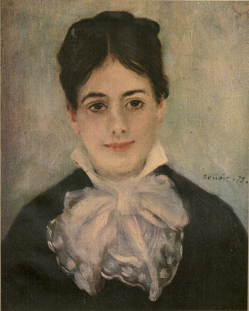 Portrait of Madame Fournaise by Pierre-Auguste Renoir