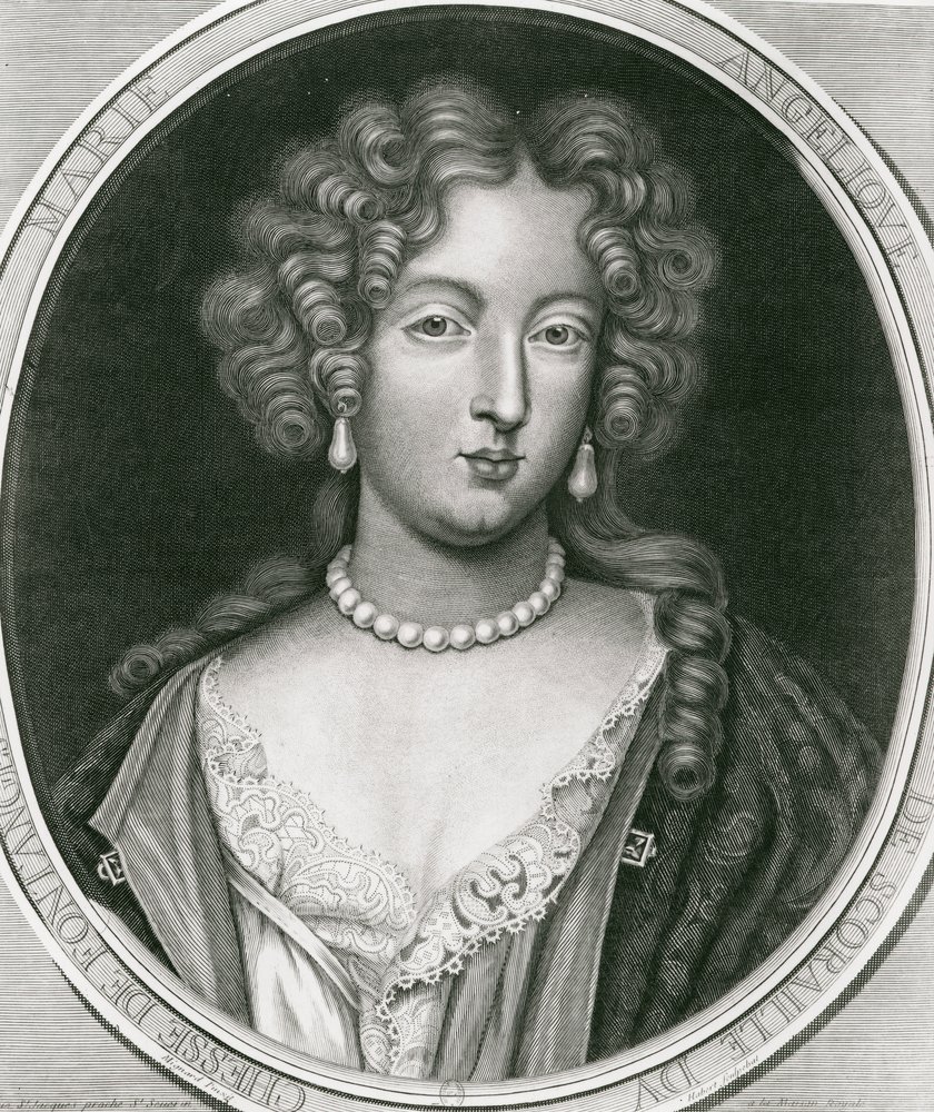 Portrait of Marie Angelique de Scoraille, Duchesse de Fontanges