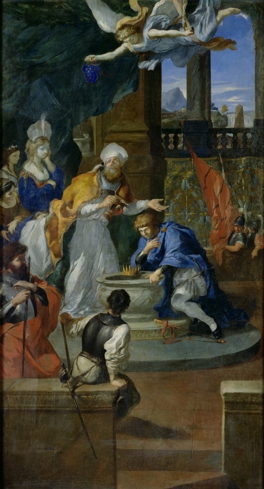 The Baptism of Clovis I (465-511), King of the Franks by Pierre Puget