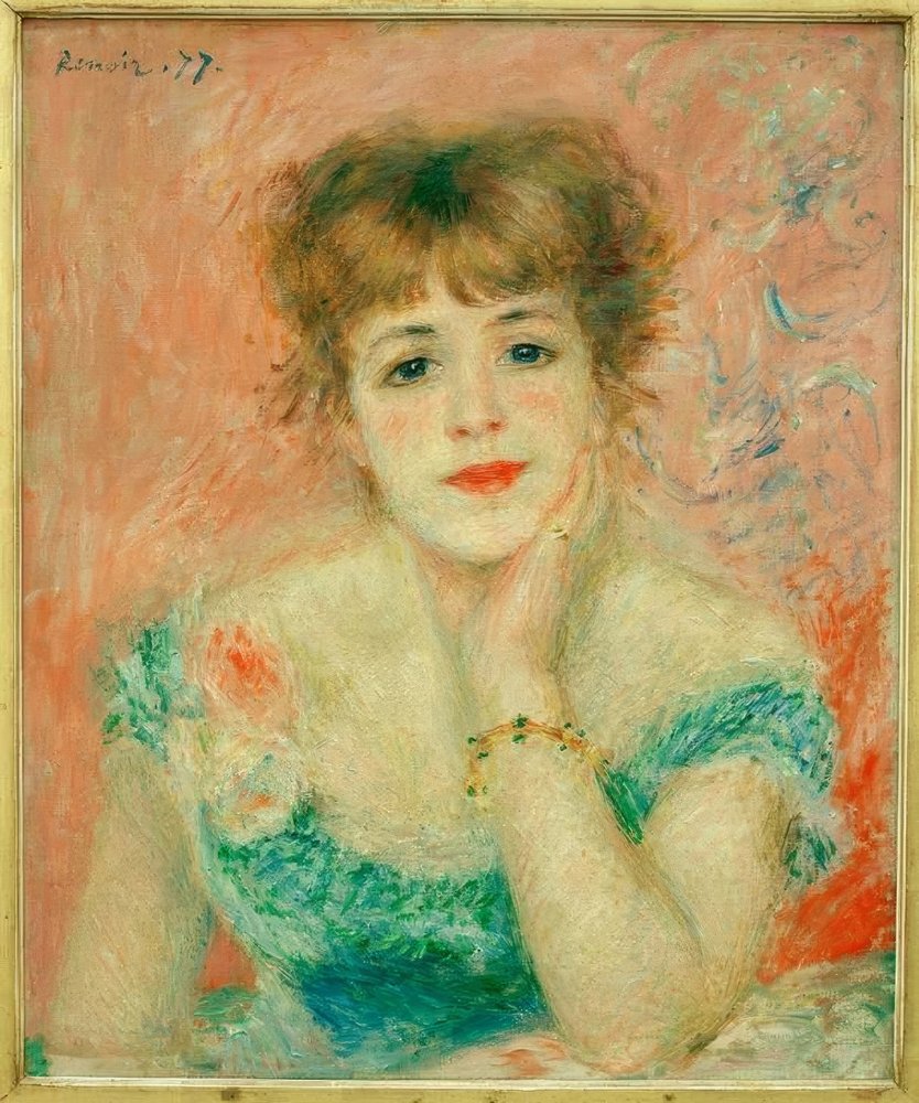 Renoir、PORTRAIT DE JEANNE SAMARY、希少画集画