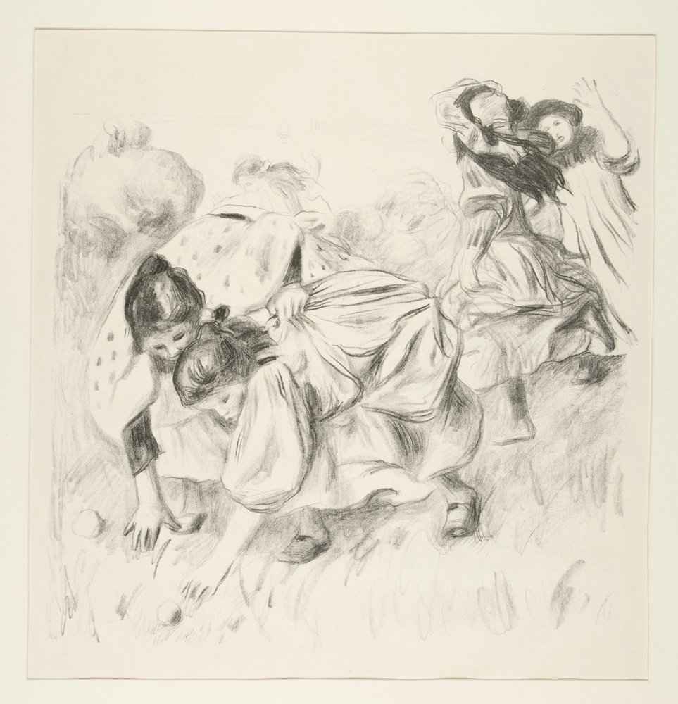 Children Playing Ball by Pierre-Auguste Renoir