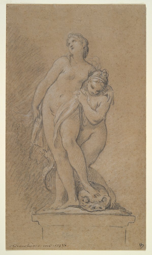 Venus Supported by a Nereid by Pierre Charles Tremolieres