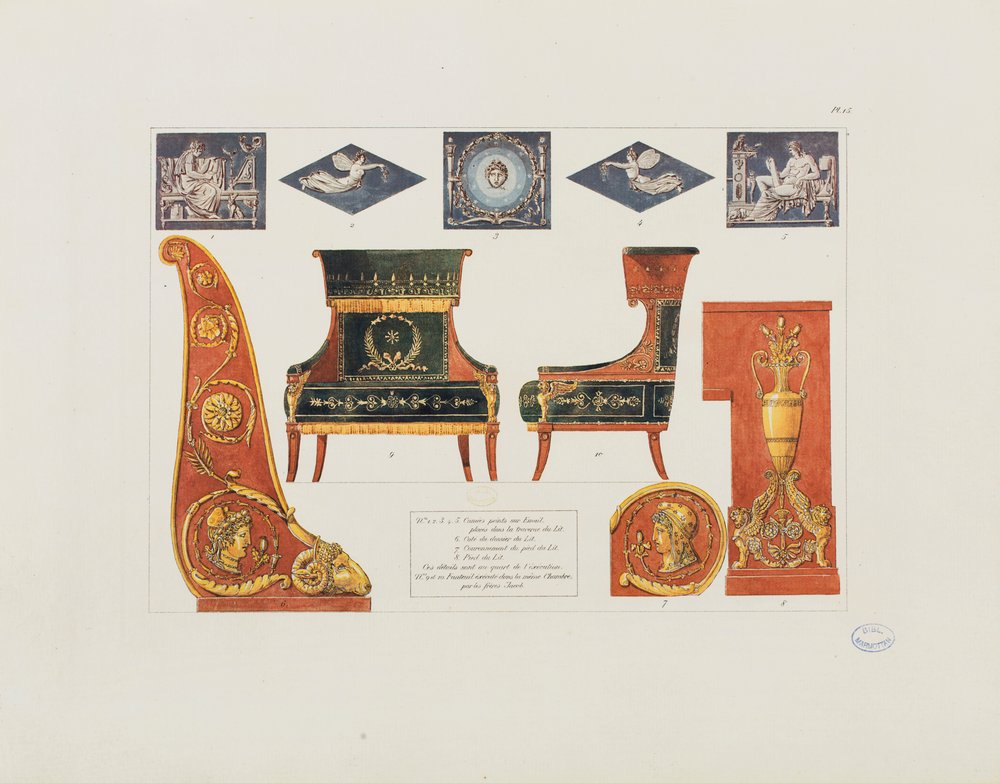 Details of a Bedroom in Paris, from 