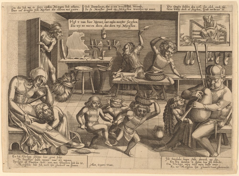 The Dissolute Household by Pieter Balten: Fine art print