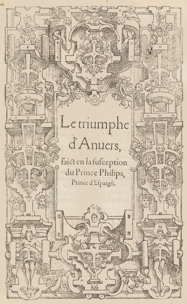 The Triumph of Antwerp in the Reception of Prince Philip, Prince of Spain, 1550 by Pieter Coecke van Aelst