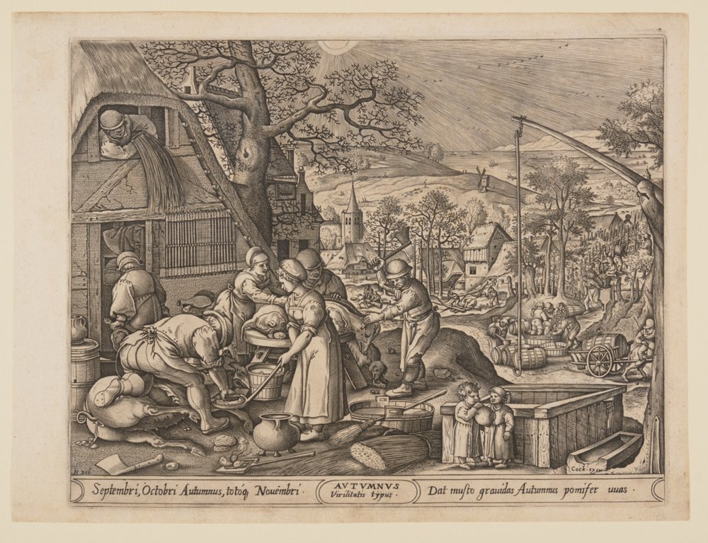 Autumn, from The Four Seasons by Pieter van der Heyden