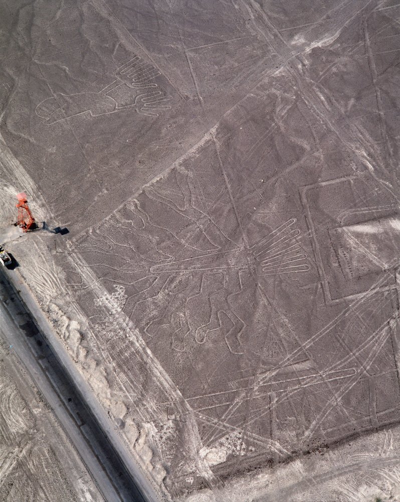 Aerial View of Nazca Lines by Prehistoric Prehistoric