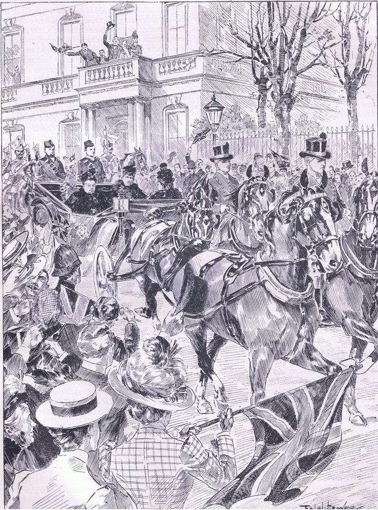 The Queen's Last Visit to London, March 1900
