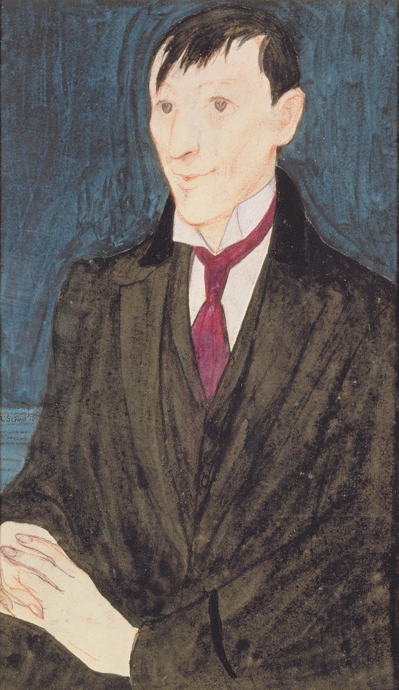 Portrait of J.D. Innes (1887-1914) by Randolph Schwabe