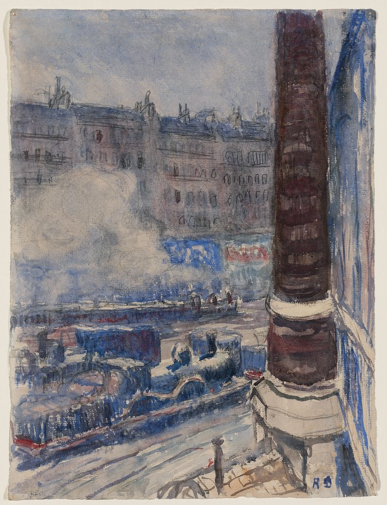 The Saint-Lazare Railway Station by Raoul Dufy