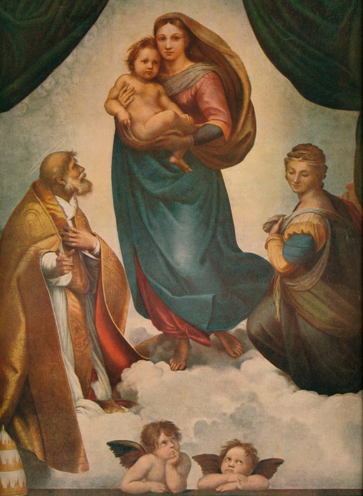 The Sistine Madonna, 1512, 1911 by Raffaello Sanzio Raphael