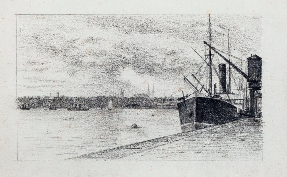 Port of Bordeaux by Raymond Bonnefon