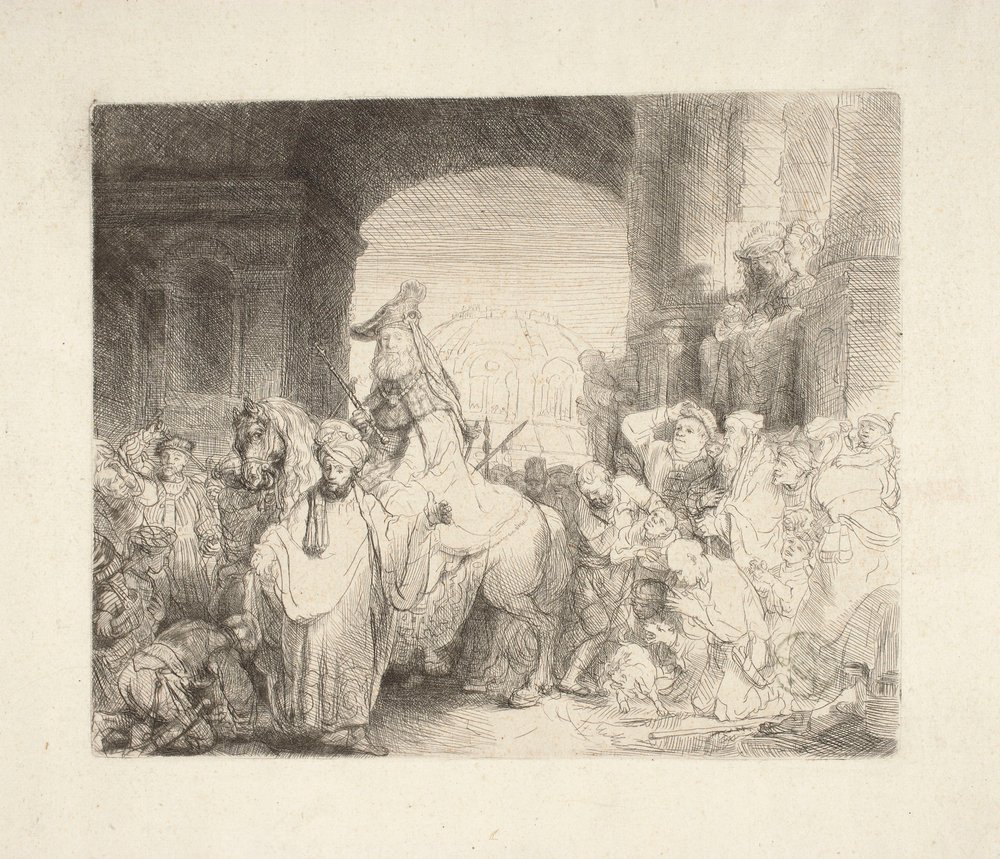 Triumph of Mordecai by Rembrandt van Rijn