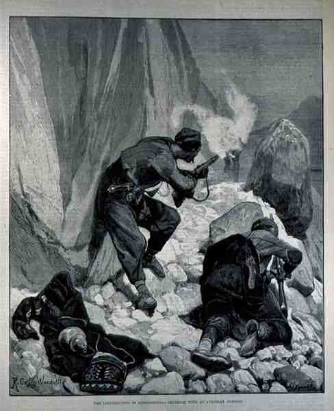 The Insurrection in Herzegovina: Skirmish with an Austrian Outpost by Richard Caton II Woodville