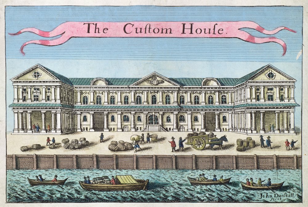 Customs House, from 'A Book of the Prospects of the Remarkable Places ...