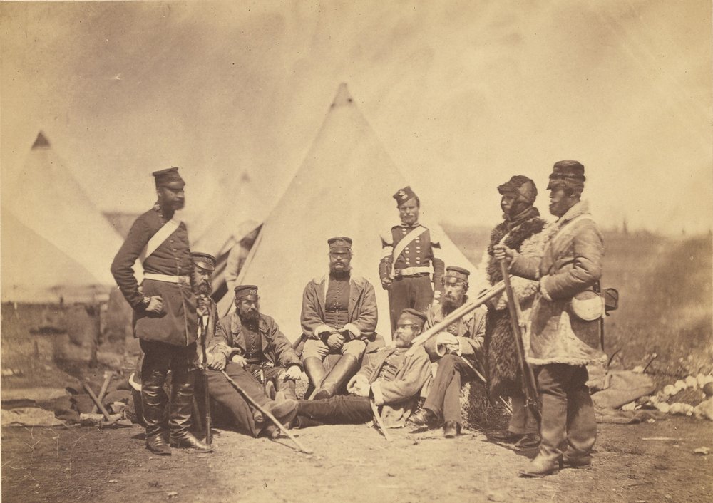 Officers and Men of the 89th Regiment by Roger Fenton