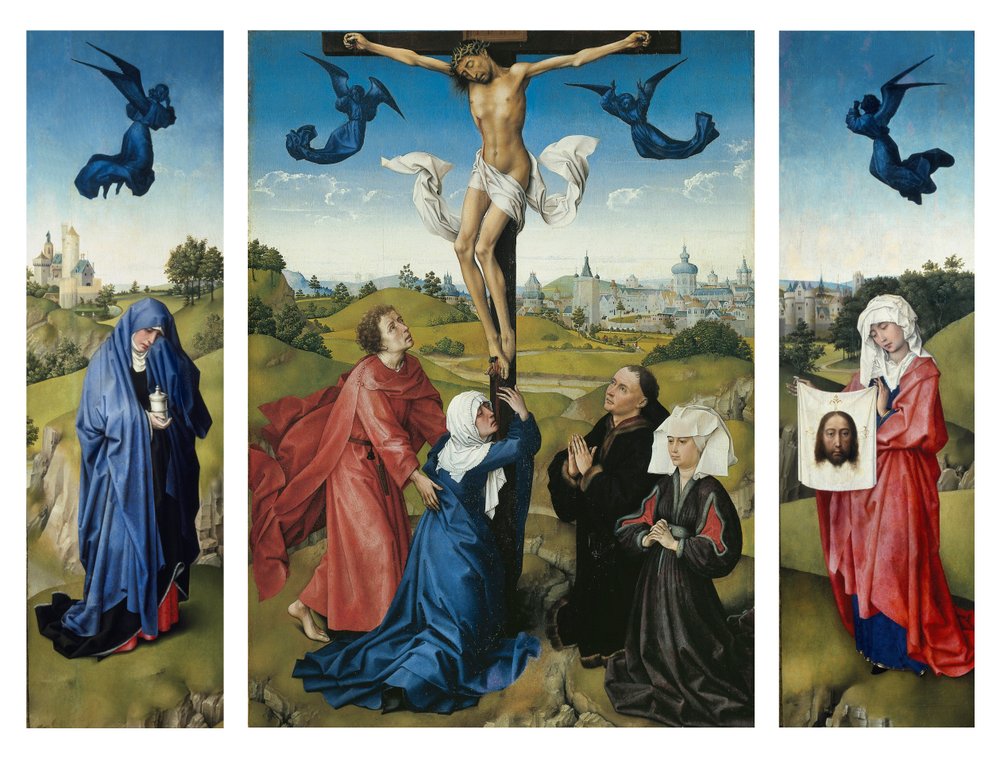 Crucifixion Triptych, c. 1445 by Rogier van der Weyden