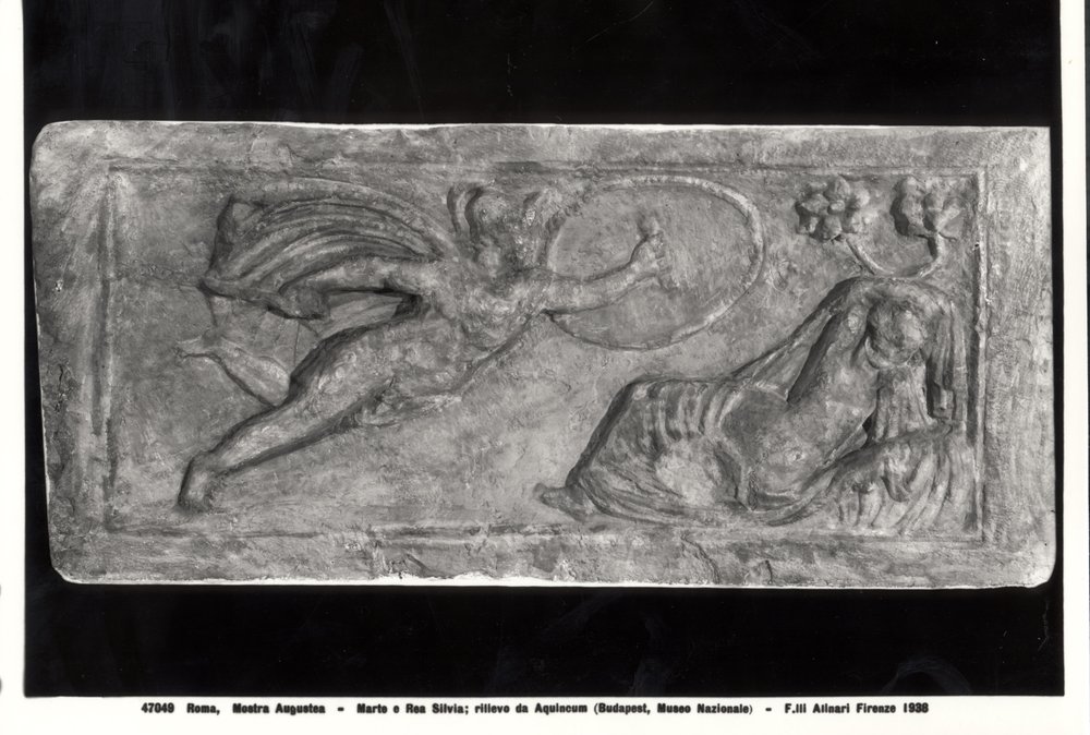 Mars Appearing to Rhea Silvia, from a Relief Found at Aquincum by Roman Roman