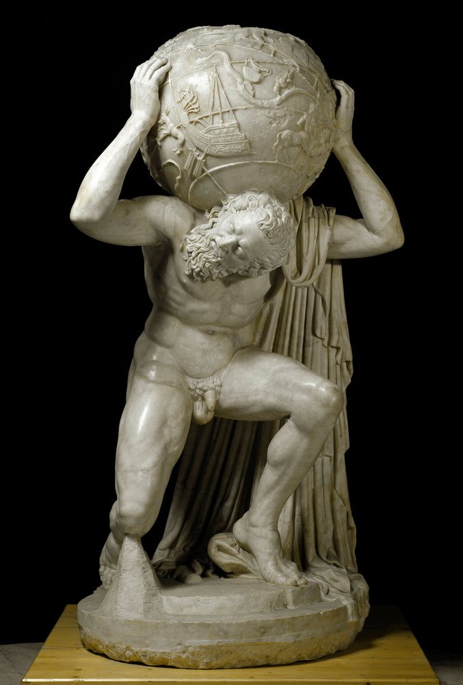 Atlas Farnese Bearing the Celestial Globe Symbolizing Astronomical