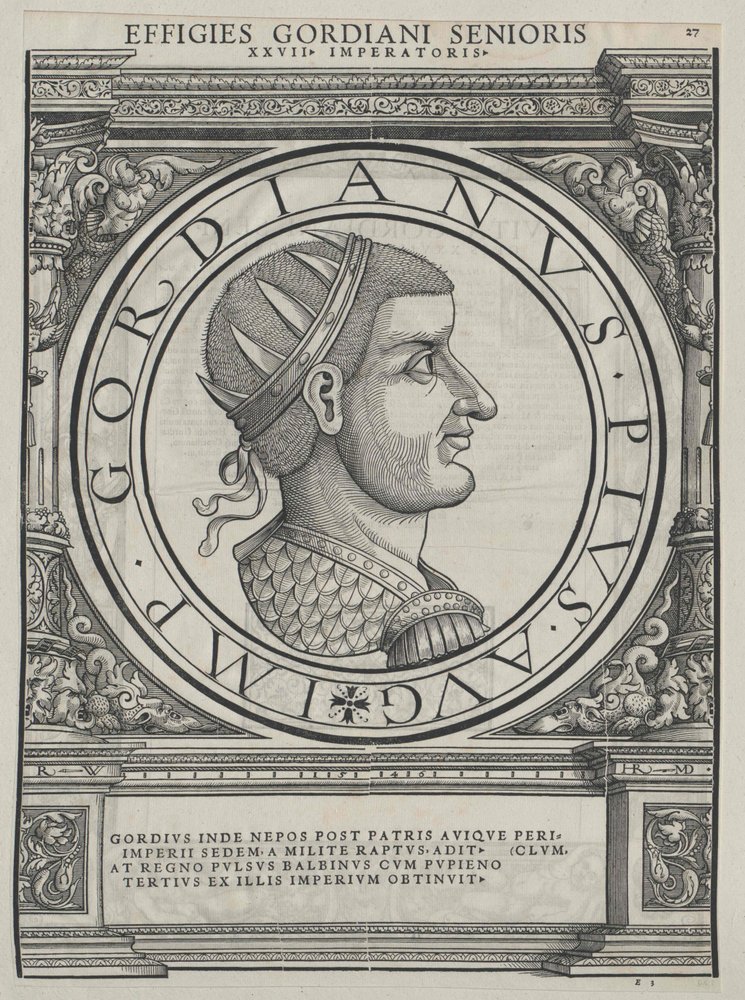 Emperor Gordian I by Rudolph Wyssenbach
