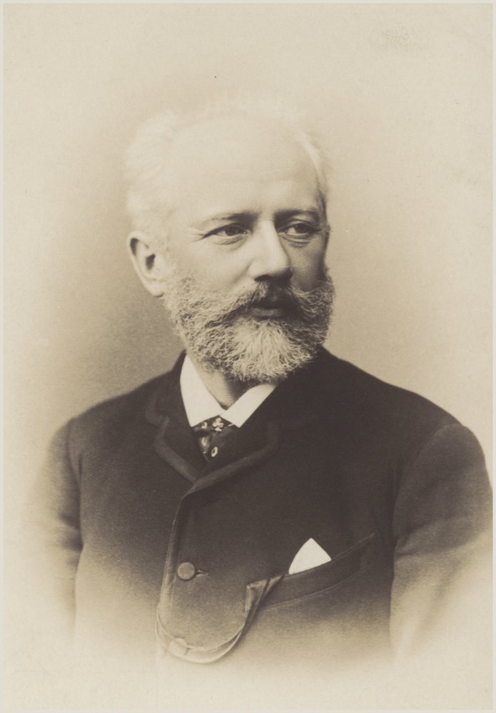 Portrait of Pyotr Ilyich Tchaikovsky by Russian Photographer