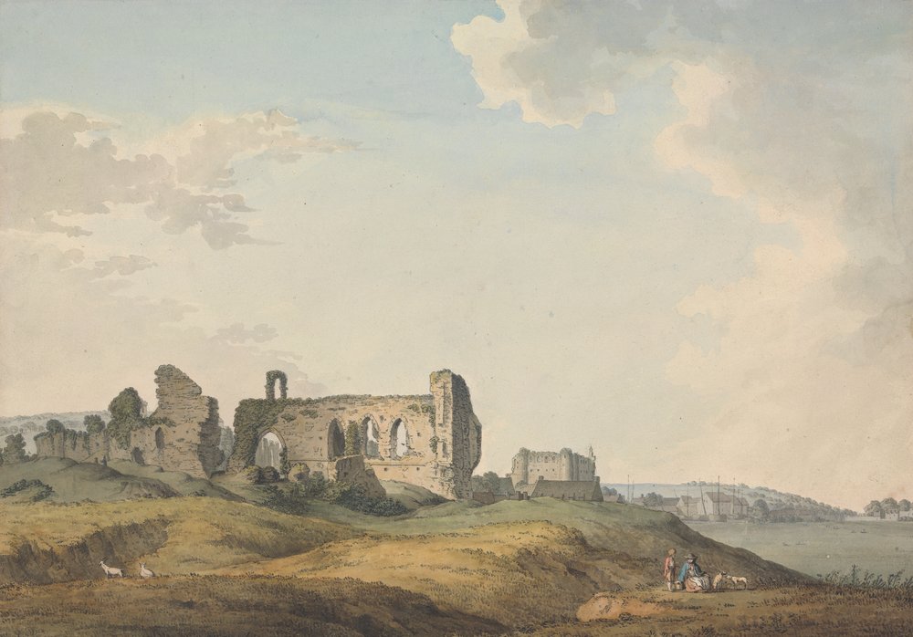 Haverfordwest, Pembrokeshire by Samuel Hieronymus Grimm