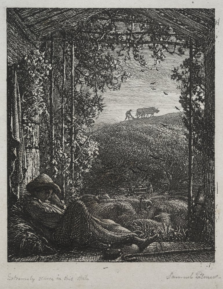 The Sleeping Shepherd by Samuel Palmer