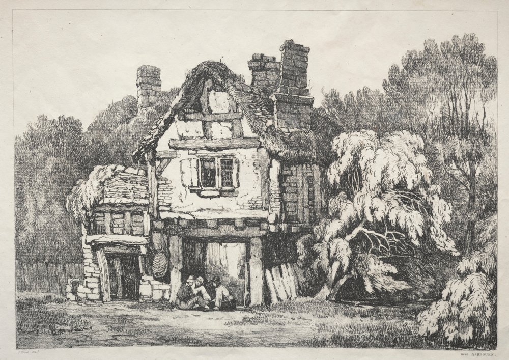 A Series of Ancient Buildings and Rural Cottages in the North of ...