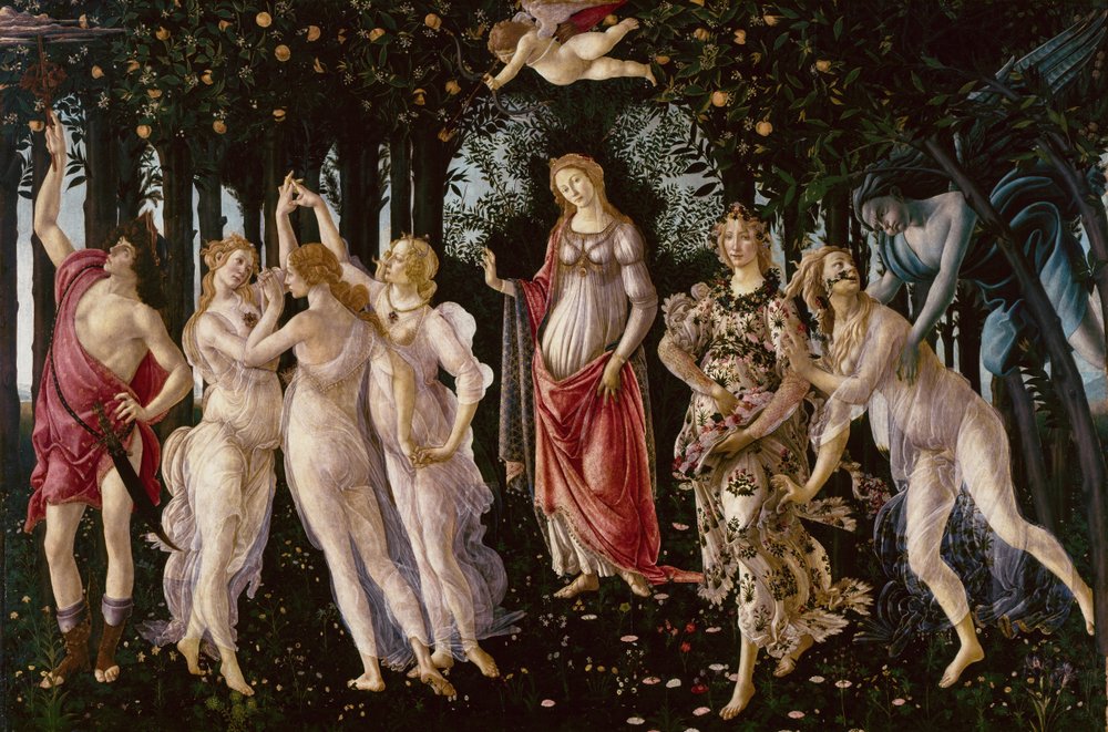 Primavera, c. 1478 by Sandro Botticelli