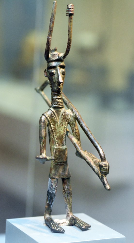 Bronze figurine of a warrior, c.1800-1200 BC by Sardinia Nuragic Civilization