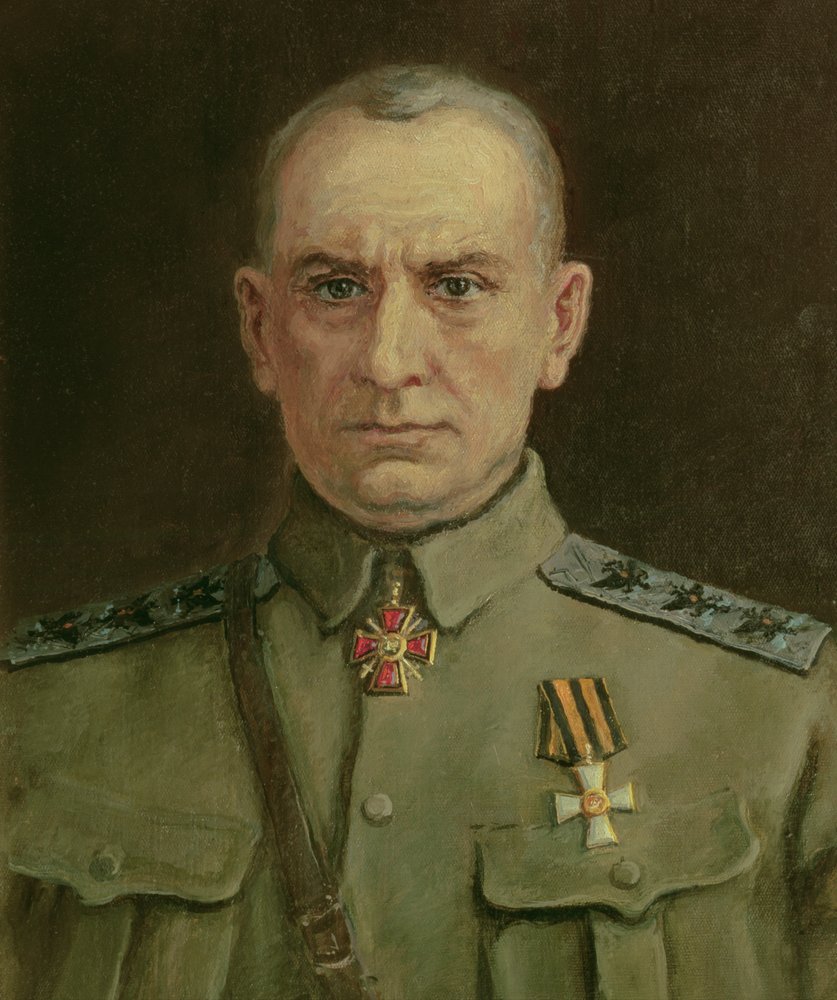 Supreme Ruler and Russian Admiral A. Kolchak (1874-1920) by Sergei Varlenovich Pen