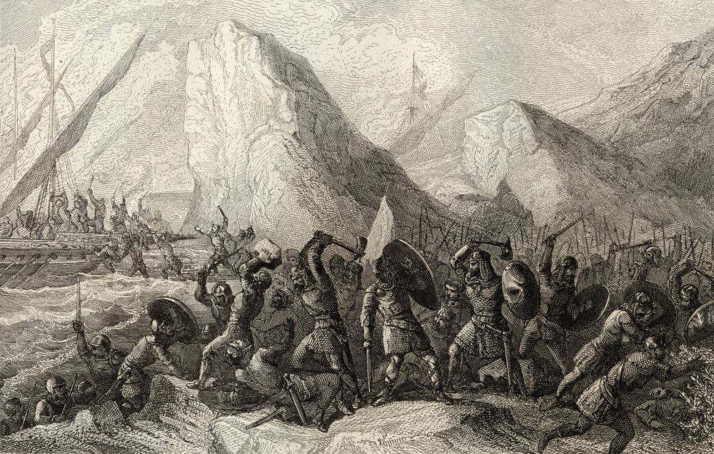 The Normans are destroyed on the Galician coasts of Spain in c.969 by Spanish School