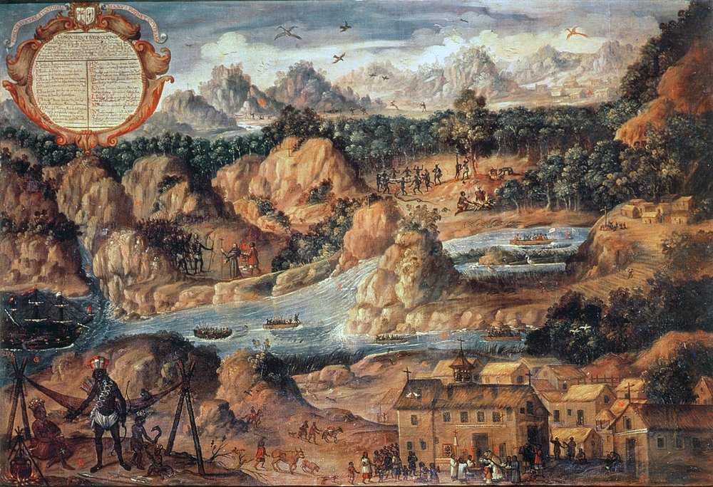 The Conquest of Guatemala in 1524 by Spanish School