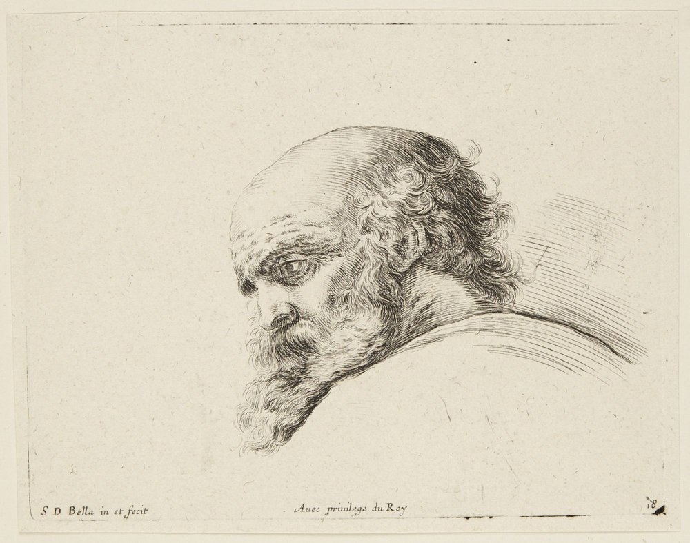 Study (I principii del disegno, 18) by Stefano della Bella