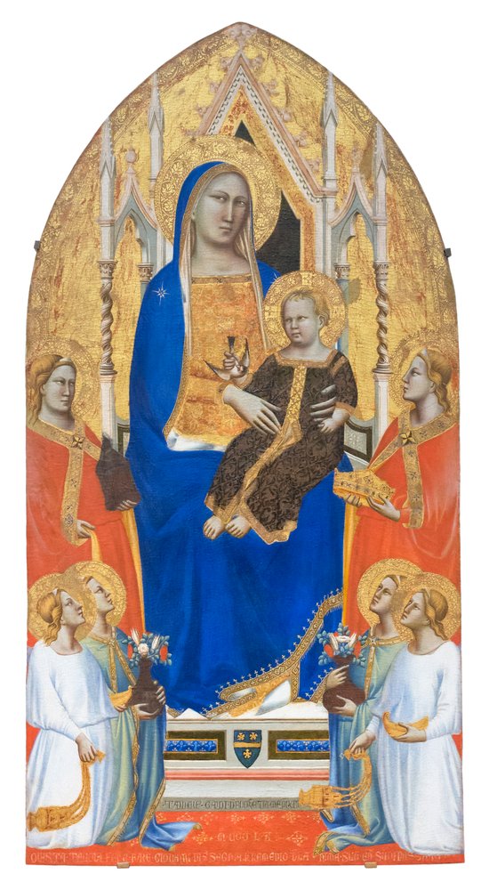Madonna and Child enthroned with St Mary Magdalen, St Catherine of ...