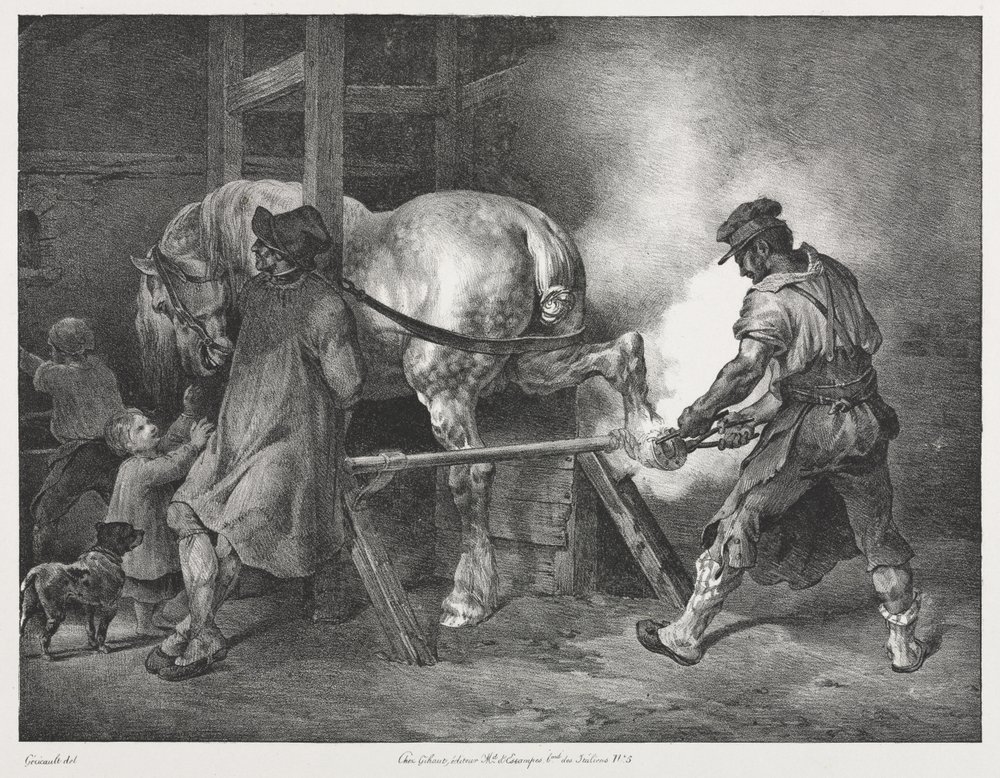 The Flemish Blacksmith by Theodore Gericault