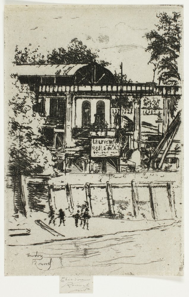 The Saw Mill, Putney by Theodore Roussel