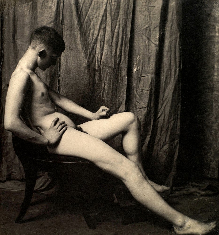 Nude Study of student Bill Duckett, 1889 by Thomas Eakins
