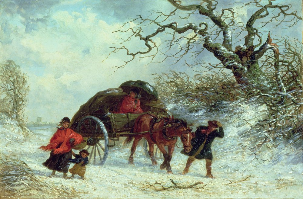 The Carriers Cart - Winter by Thomas Smythe