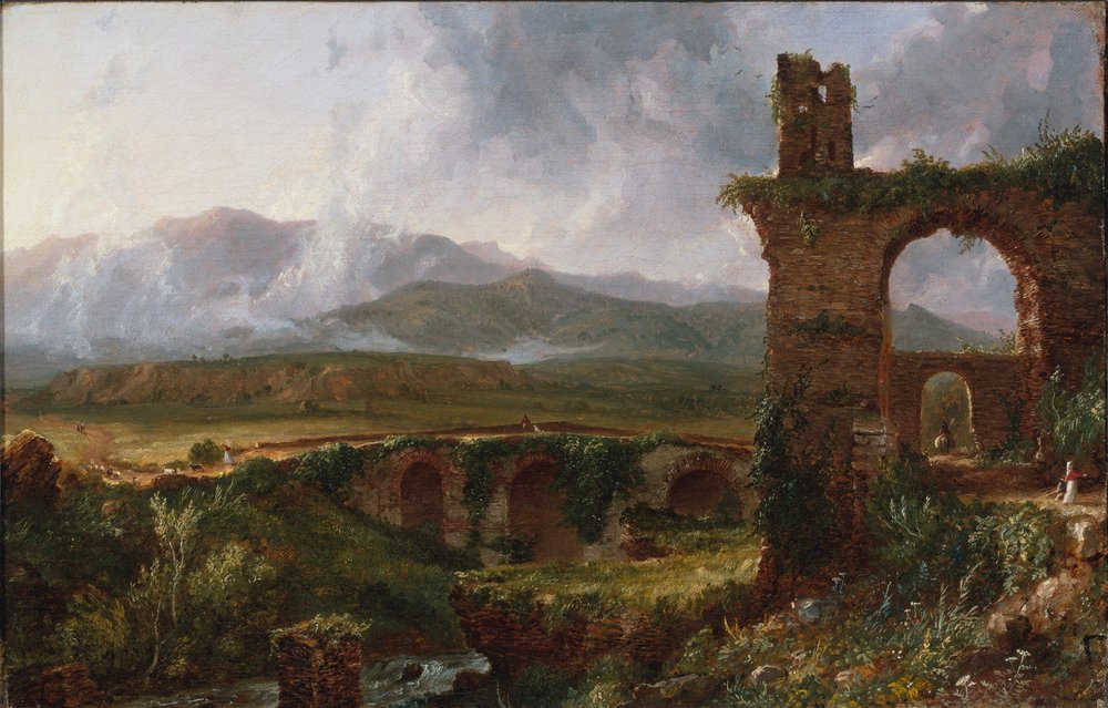 A View near Tivoli (Morning) by Thomas Cole