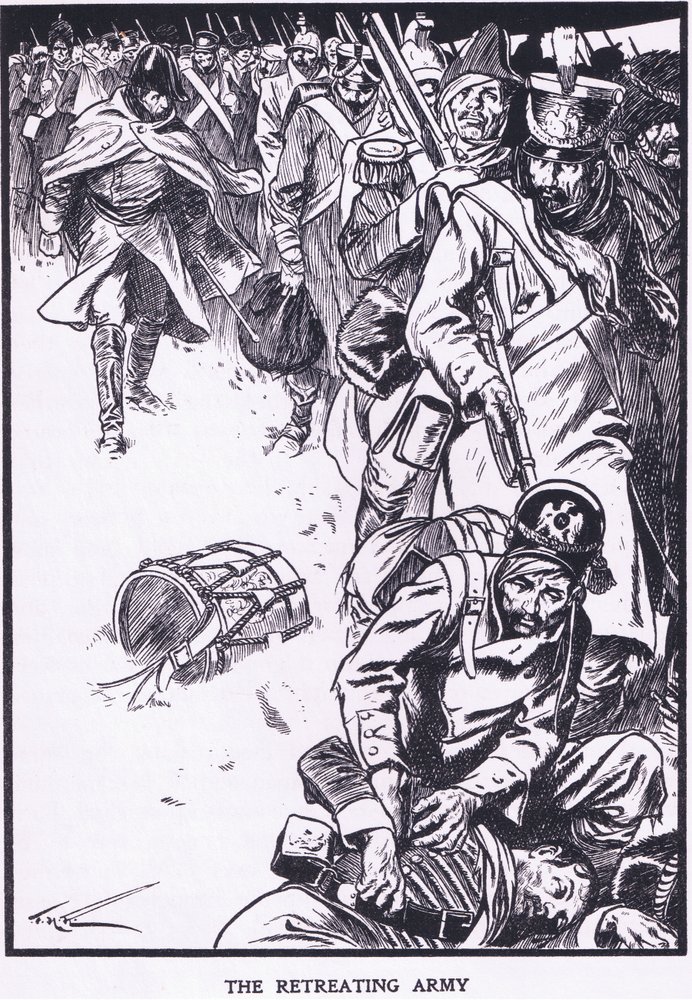 The Retreating Army by Thomas Heath Robinson: Fine art print