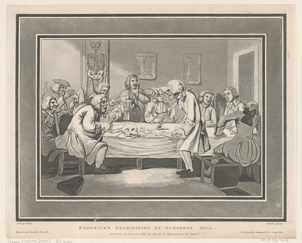 Roderick's Examination at Surgeon's Hall, May 12, 1800